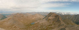 Panorama du Queyras depuis le Pain de Sucre (3250m)