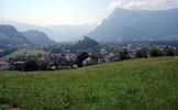 Balzers, seul village du Liechtenstein traversé